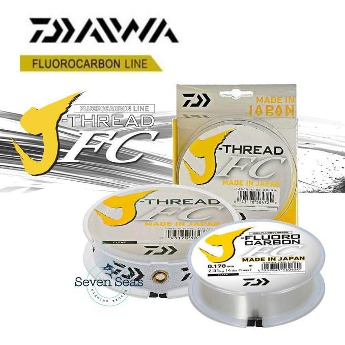 Daiwa J-Thread FC JThread Fluorocarbon Leader Senar Pancing