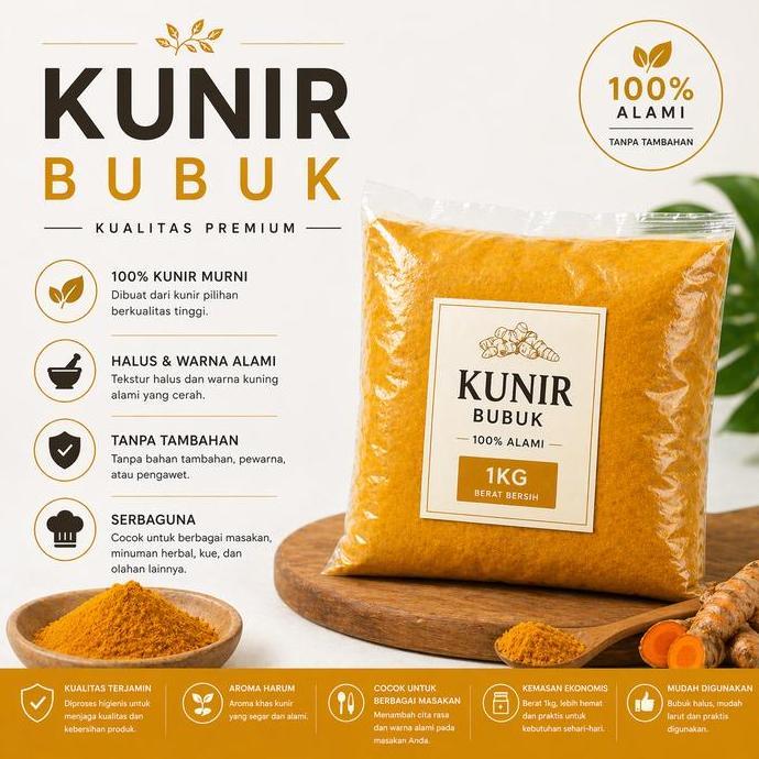 KUNIR BUBUK 1KG | KUNYIT BUBUK 1KG