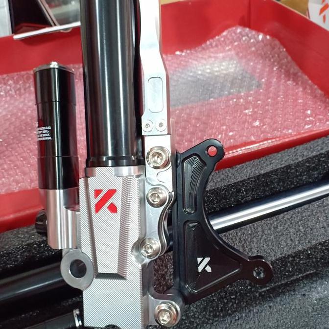 vt.suryadi bracket kaliper 2p ktc kytaco disc 260mm vario beat scoopy genio shock suspension sff-05/