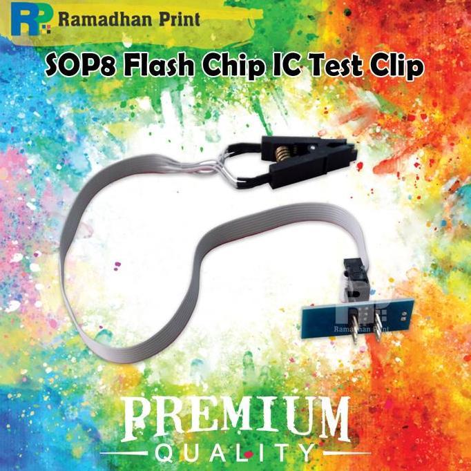 Update SOP8 Flash Chip, IC Test Clip IC Eprom Eeprom BIOS ROM, Tools Penjepit ramadhanp
