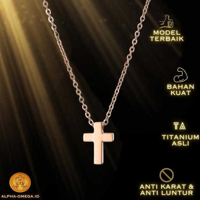 Kalung Salib Wanita Simple Kecil Minimalis Kalung Salib C Mewah