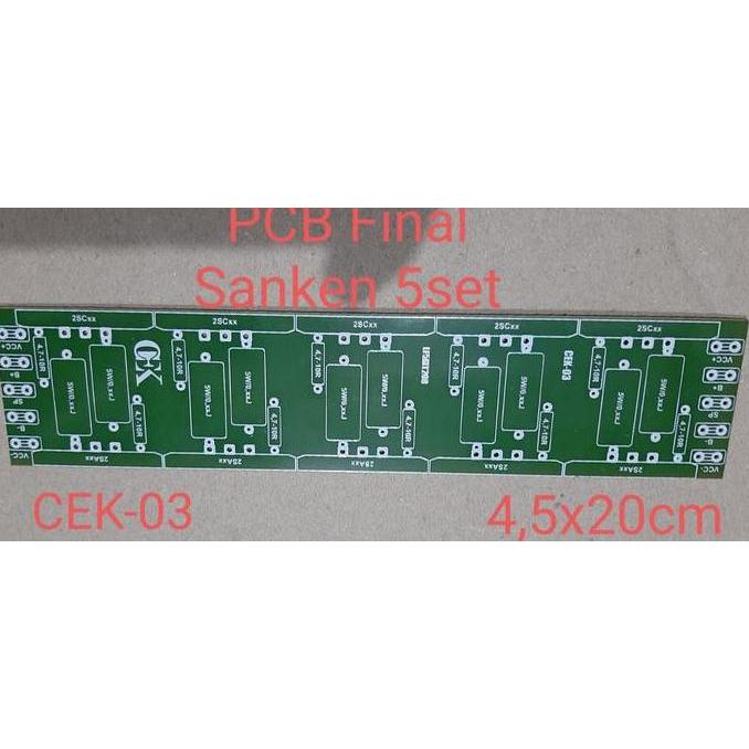 *$*$*$*$] PCB Final Sanken 5 set | pcb 5set transistor Final sanken | CEK-03
