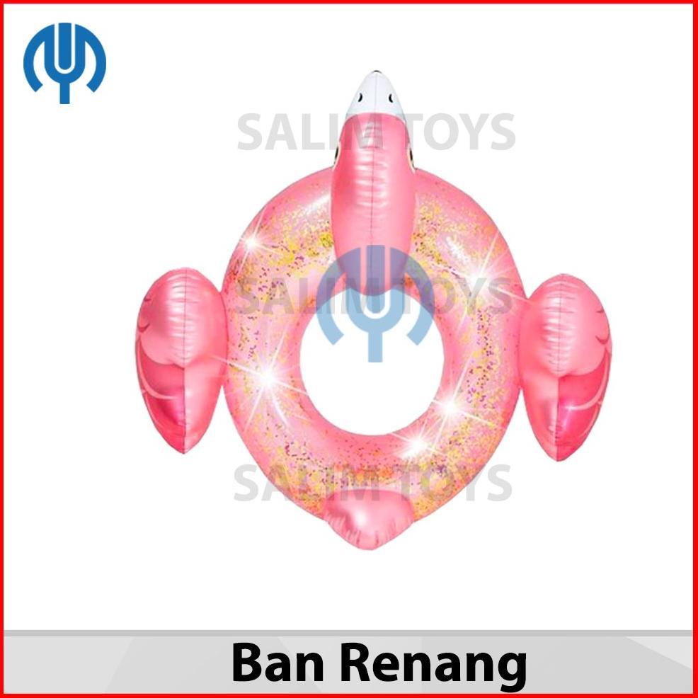 BAN RENANG PELAMPUNG JUMBO KARAKTER ANIMAL FLAMINGGO
