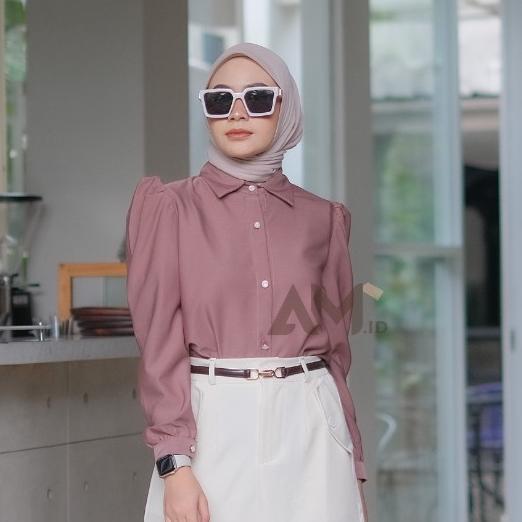 exclusive am.indesign - hyeri shirt / top cotton madonna / atasan wanita / fashion hijab muslim