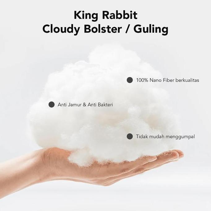 Pillow- King Rabbit Cloudy Bolster / Guling Uk. 25X85Cm