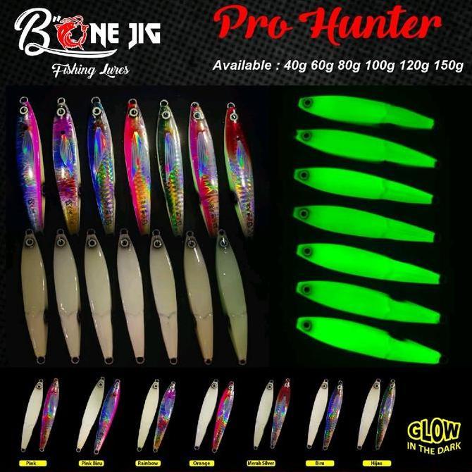 mwtal jig Bone jig pro hunter 30g+120g