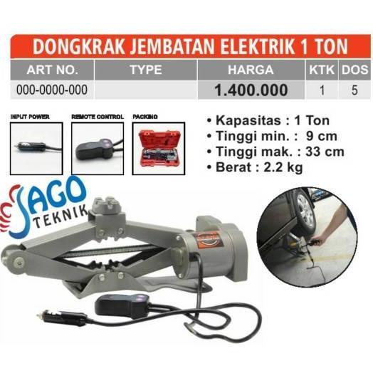 #@#@#@#@] Dongkrak Jembatan Elektrik 1 Ton / Dongkrak Listrik Otomatis