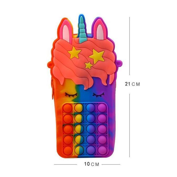 Bag- Tas Pop It Jumbo Rainbow Fashion Unicorn