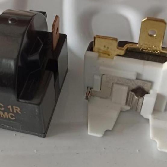 Relay overload kulkas 1 Pintu socket kanan dan overload