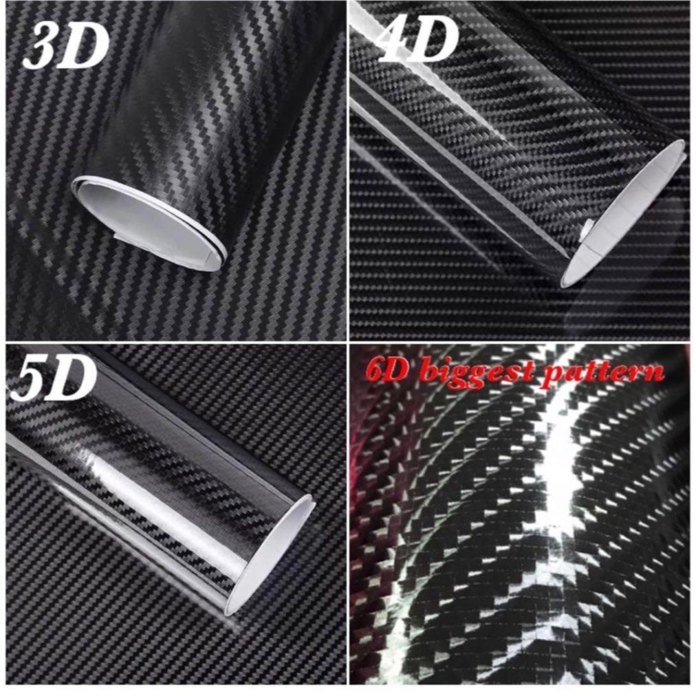 PROMO Stiker Karbon 2D 3D 6D Premium High Quality Glossy Forged Kevlar Black Skotlet Carbon