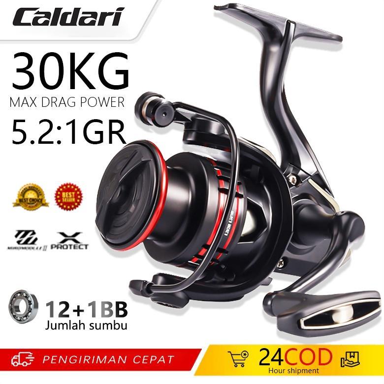 Reel Pancing Logam Penuh Alat Pancing Reel Spinning 12KG Alat Pancingan Pancing Casting Murah