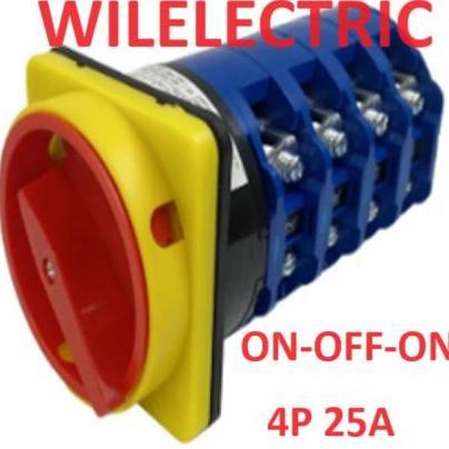 Cam Switch Selector 4P 25A 25 A ON-OFF-ON Saklar Change Over Switch