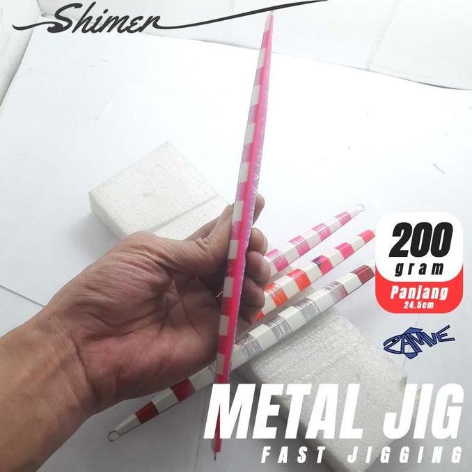 Metal Jig Zamve Shimer 200Gr Metal Jig 200Gr Metal Jig 200Gram
