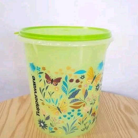VIRALL TUPPERWARE ORIGINAL GIANT CANISTER / MAXI CANISTER 8,4L / 10L ANEKA WARNA TOSCA / UNGU / PEAC