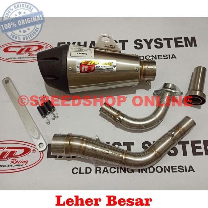 knalpot cld yamaha mio nouvo fino original type c7 150cc ~ 200cc terlaris