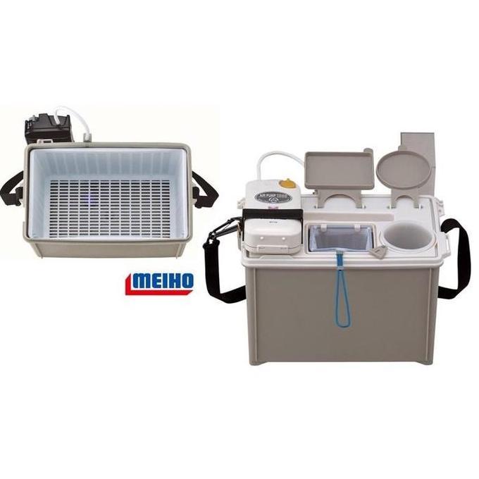 Meiho Ikiesa Bag S Box Tempat Umpan Hidup Live Bait Cooler