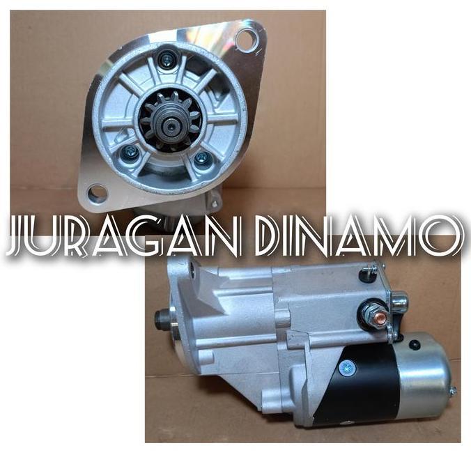 Dinamo Starter Komatsu Pc200-5 Forklift 6D95 Fd40 4D52 4.5Kw 11T 24V Asli
