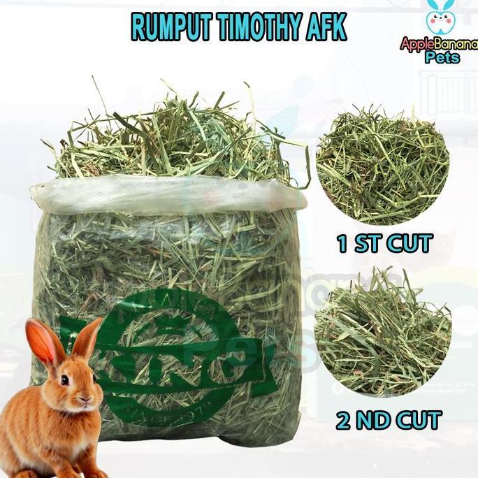 kafegonzel - timothy hay 1 kg afk alfalfa king 1st cut / 2nd cut | makanan kelinci rumput hay timoth