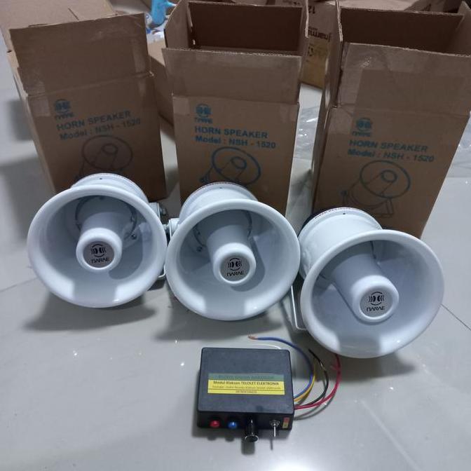 Klakson TELOLET BASURI TIGA TOA VIRAL elektronik 24 v terlaris