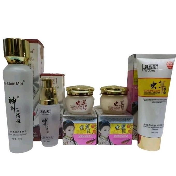 Yu Chun Mei CORDYCEP PAKET LENGKAP ISI 5 PCS IMPORT YU CHUN MEI Produk Kecantikan Terbaik