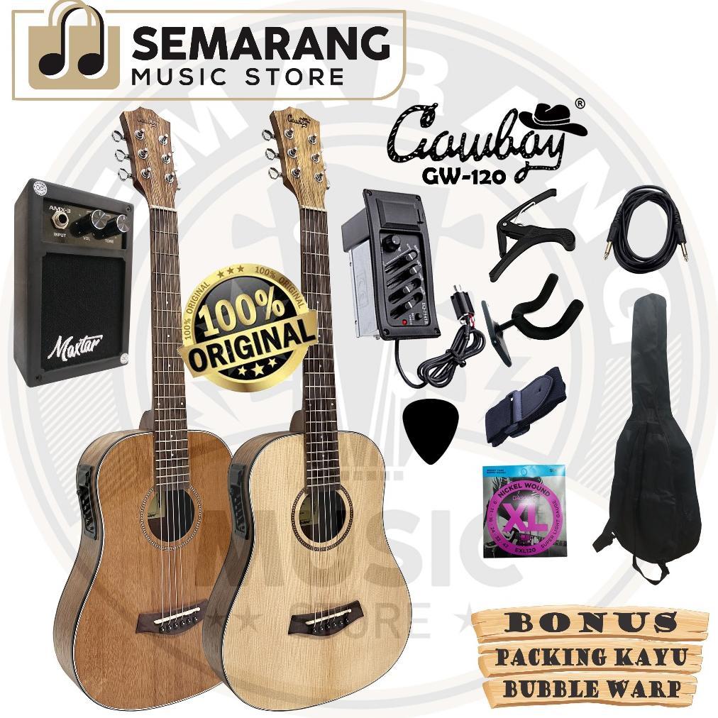 ORIGINAL Gitar Akustik Elektrik Cowboy GW-120 NA / GW 120NS Gitar Cowboy Original