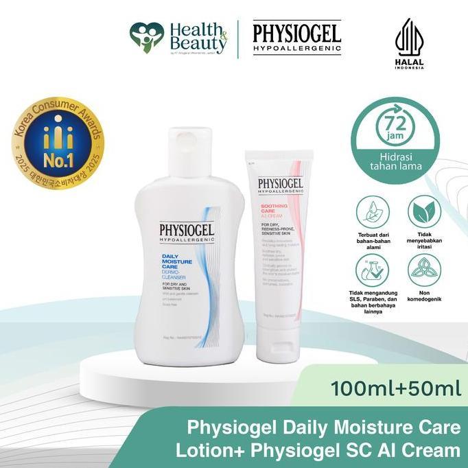 Physiogel Daily Moisture Care Lotion 100 mL + SC AI Cream 50 ml
