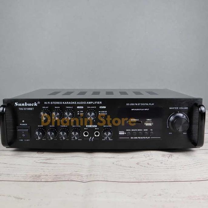 Warkah_Bpd - Power Amplifier Ampli Amplifer Bluetooth Karaoke Class D Sunbuck 2000W