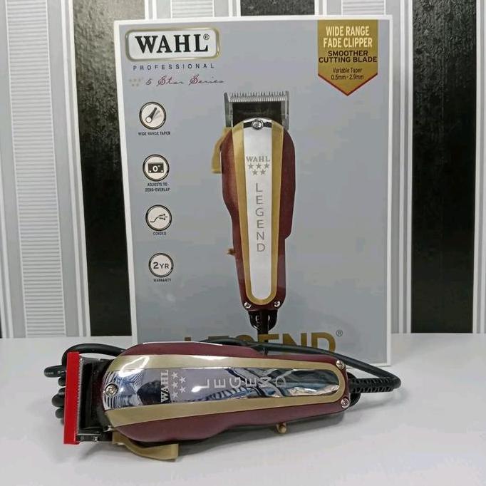Termurah Wahl Legend Corded Original Usa / Alat Cukur Mesin Cukur Sisir Merah