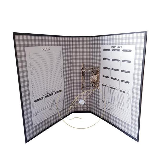 Ordner Ukuran Folio Kwitansi Golden Cock Lever Arch File Plastik F4 A5 - Map Arsip Kertas Dokumen Ri