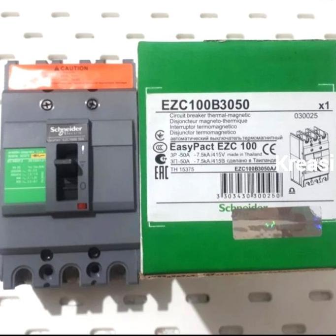 MCCB SCHNEIDER EZC 100B 50A AUTO27