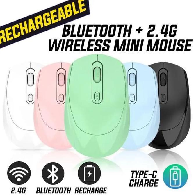 DF81 >> M-256 - Mouse Silent Click Macaroon Mouse Silent Wireless Mouse Wireless Silent Click Mouse 