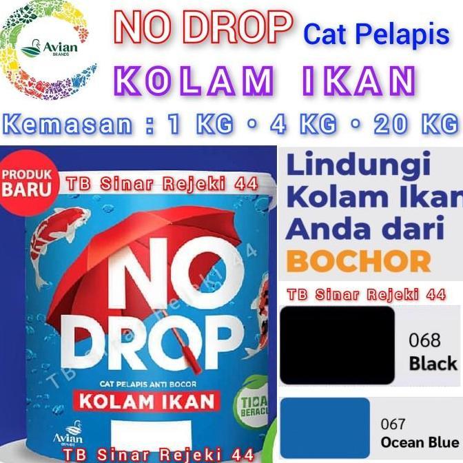 Promo No Drop Kolam Ikan 4 Kg Cat Pelapis Anti Bocor Tahan Cuaca Tidak Beracun