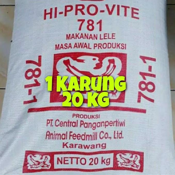pelet ikan 781-1 20kg pakan ikan 781-1 pelet lele pelet nila gurame