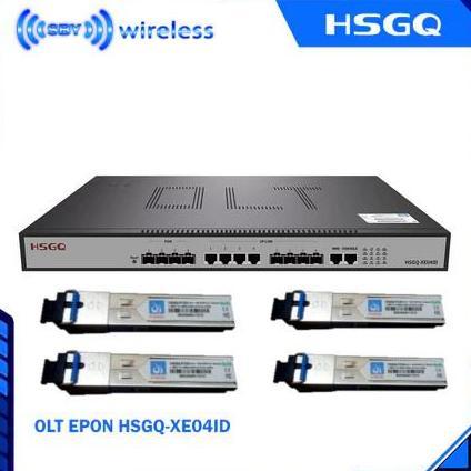 PAKET OLT HSGQ EPON XE04ID  + SFP Px20+++ 9dB