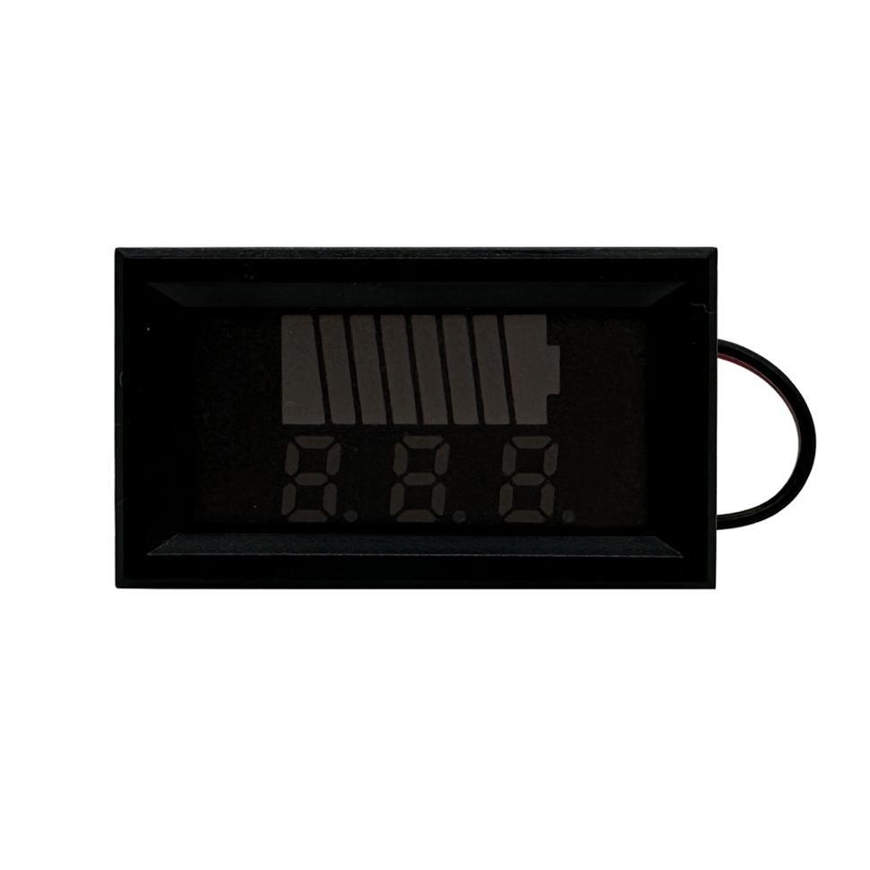 12V - 60V Voltmeter Indikator Kapasitas Aki / Mobil Indikator Level Pengisian Baterai Aki