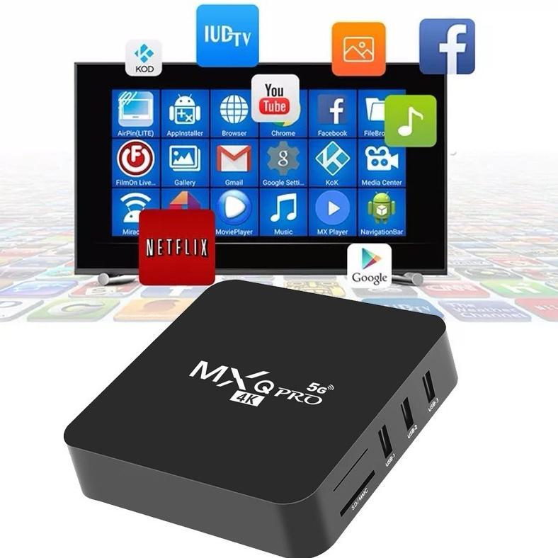 BEST SALE Android tv Box MXQ PRO 5G 4K 8GB RAM + 128GB ROM Smart Android TV Box Wifi Receiver TV