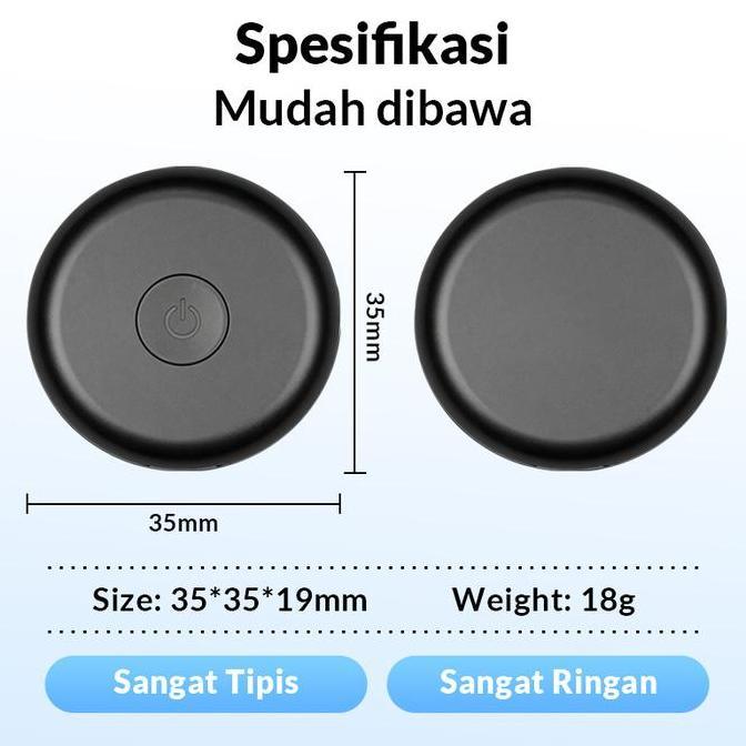 F36 GPS Tracker Mini Anti Hilang & Anti Maling | Pelacak Real-Time Tanpa Batas | Support Android & i
