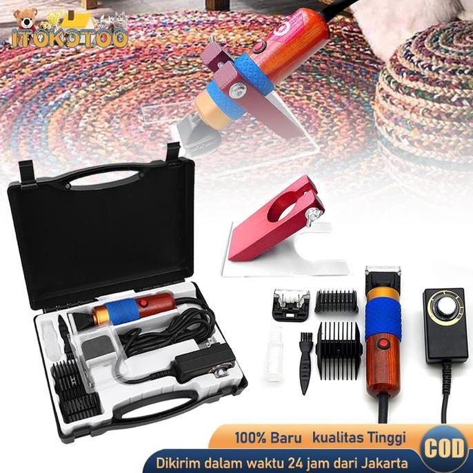 RGPOTZ Tufting Carpet Trimmer Tufting Gun Trimmer Shearing Guide Rug Carver