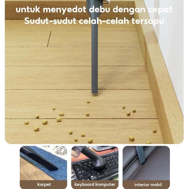 pengiriman cepat PHILIPS 8 IN 1 980000Pa Vacum Cleaner Penyedot Debu /Handheld Portable/Pengisian US