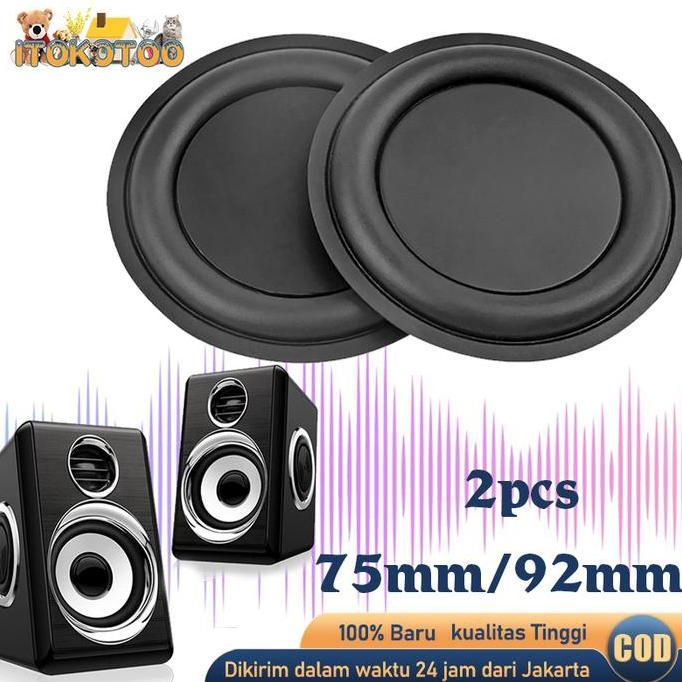 RGPOTZ 2pcs Pasif Radiator Speaker Diafragma Bass Radiator Pasif Speaker