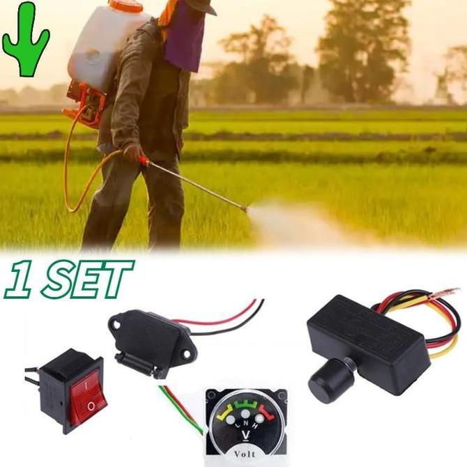 RGPOTZ 4Buah Onderdil Sprayer Elektrik Sparepart Sprayer Elektrik Suku Cadang Sprayer Elektrik Akses