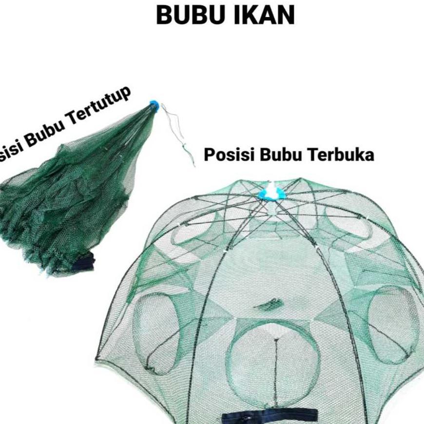 Bubu Ktn 6 & 8 Lubang Perangkap Ikan Modern  Super  Bahan Berkualitas Kawat Lapis Carbon Asli