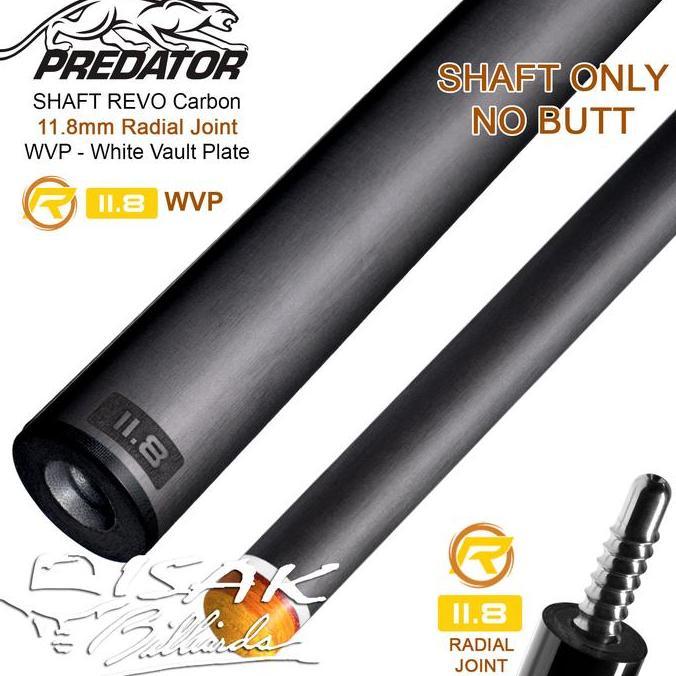 Terlaris Predator Revo 11.8Mm Carbon Shaft | Radial Wvp Billiard Stick Cue Shaf