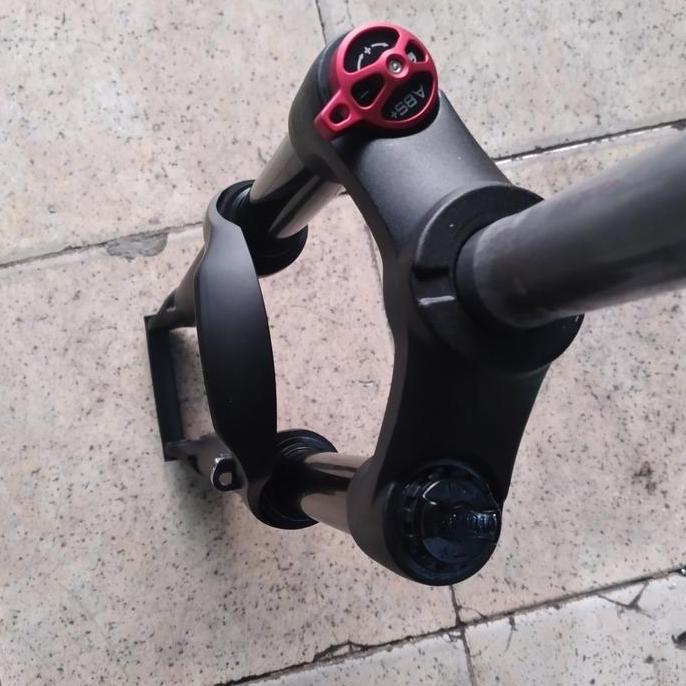 fork shockbreaker sepeda depan 26 mtb poison alloy travel 120 T120