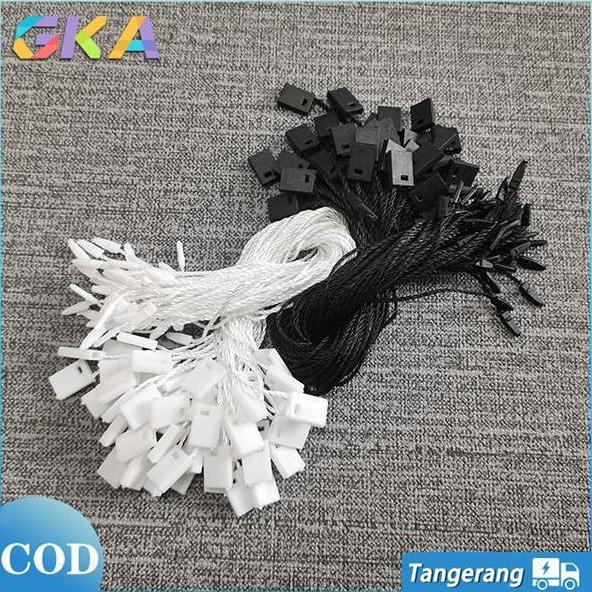 CABBALUS Hang Tag Rope 1000 PCS  Tali Hang Tag Nylon  Tali Label Pakaian