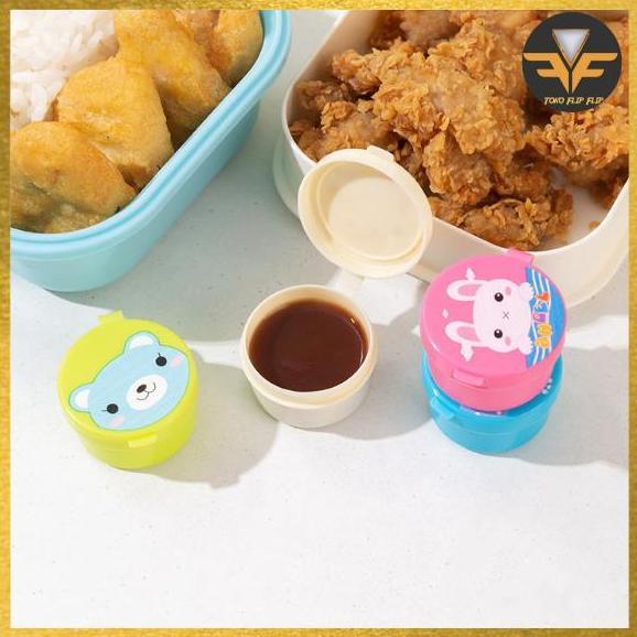 EXTLYPO Botol Saus Bento Mini Bekal Anak / Botol Sambal Kecap Selai Bekal Cup Salad Dressing Bento P