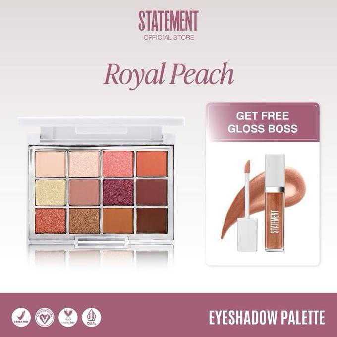 Statement Beauty Royal Peach Eyeshadow Palette