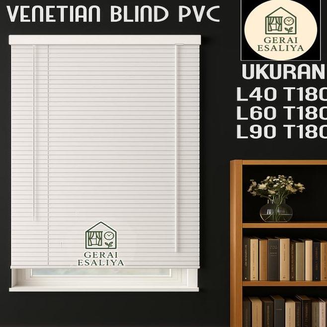 Tirai Jendela Gorden Jendela Pvc Venetian Blind Kerei Jendela Tirai Gulung 40X180 60X180 Tirai Jende