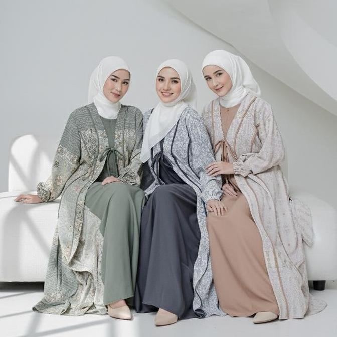 Joley Cloth - NEW Alia Dress Motif Terbaru 2026 Abaya Simple Gamis Bridesmaid Wanita Sarimbit Seraga