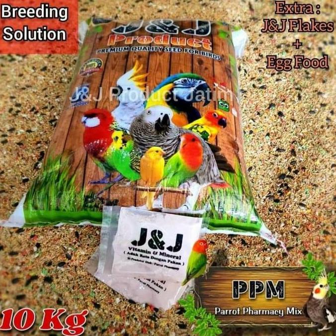 FYP PARROT PHARMACY MIX (10KG) / PPM / PAKAN BREEDING PARROT *